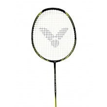 Victor Badmintonschläger Wavetec Magan 5 (kopflastig, steif) schwarz - besaitet -